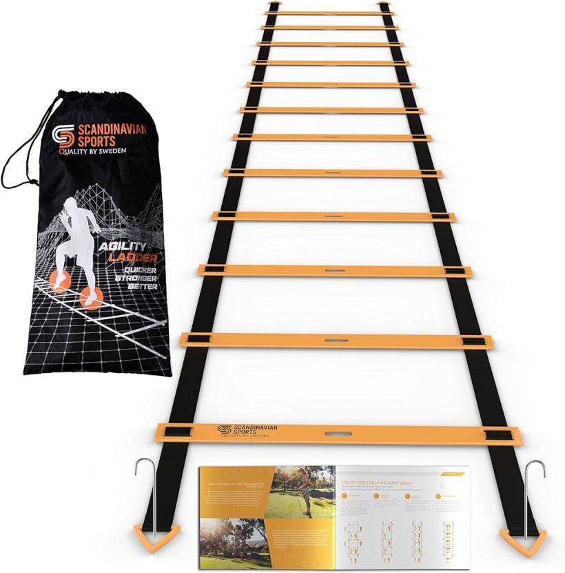 Enhance Your Agility: 20-Foot Adjustable Speed Ladder