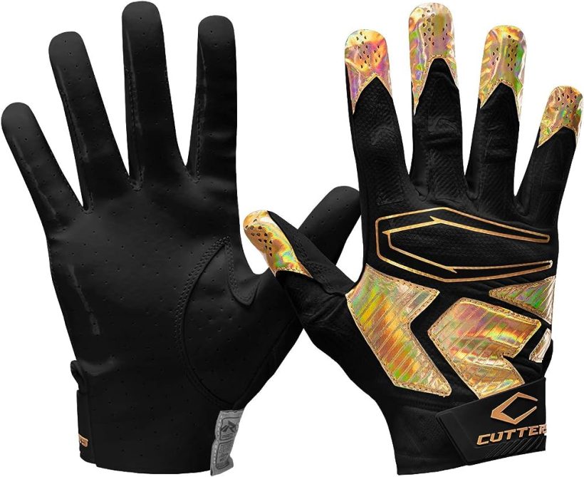 Cutters Rev Professional Extremely Grip Soccer Receiver Gloves 🏈🖐️