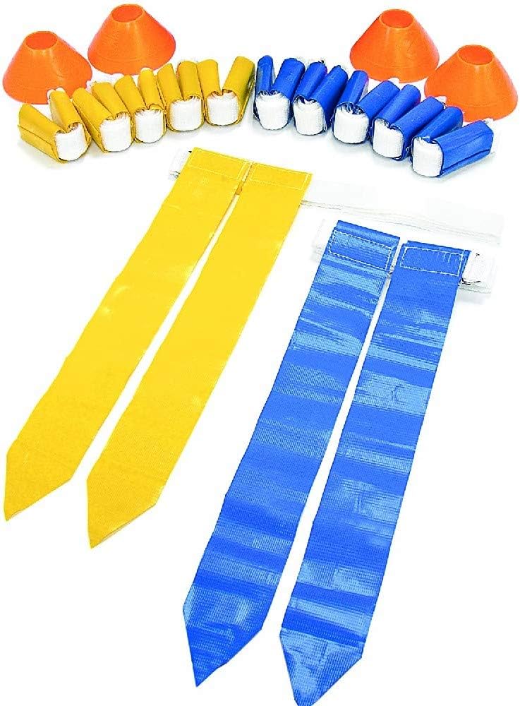 Flag Soccer 10-Participant Deluxe Set with Flags, Belts, and Cones